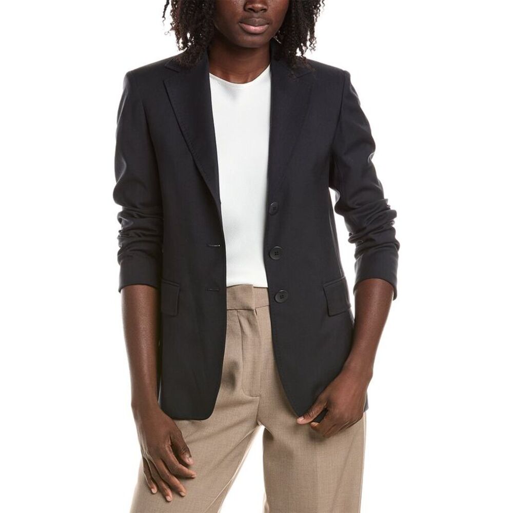 Max Mara Womens  Nice Wool Jacket, Navy